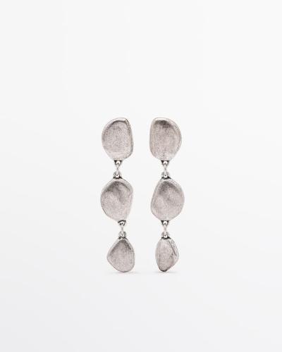 Long Leaf Shaped Earrings